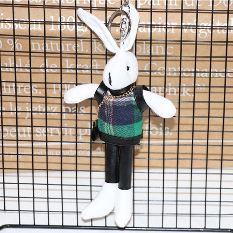 2020 Rabbit Backpack Doll Keychain Key Chain Keychains For Women Bag