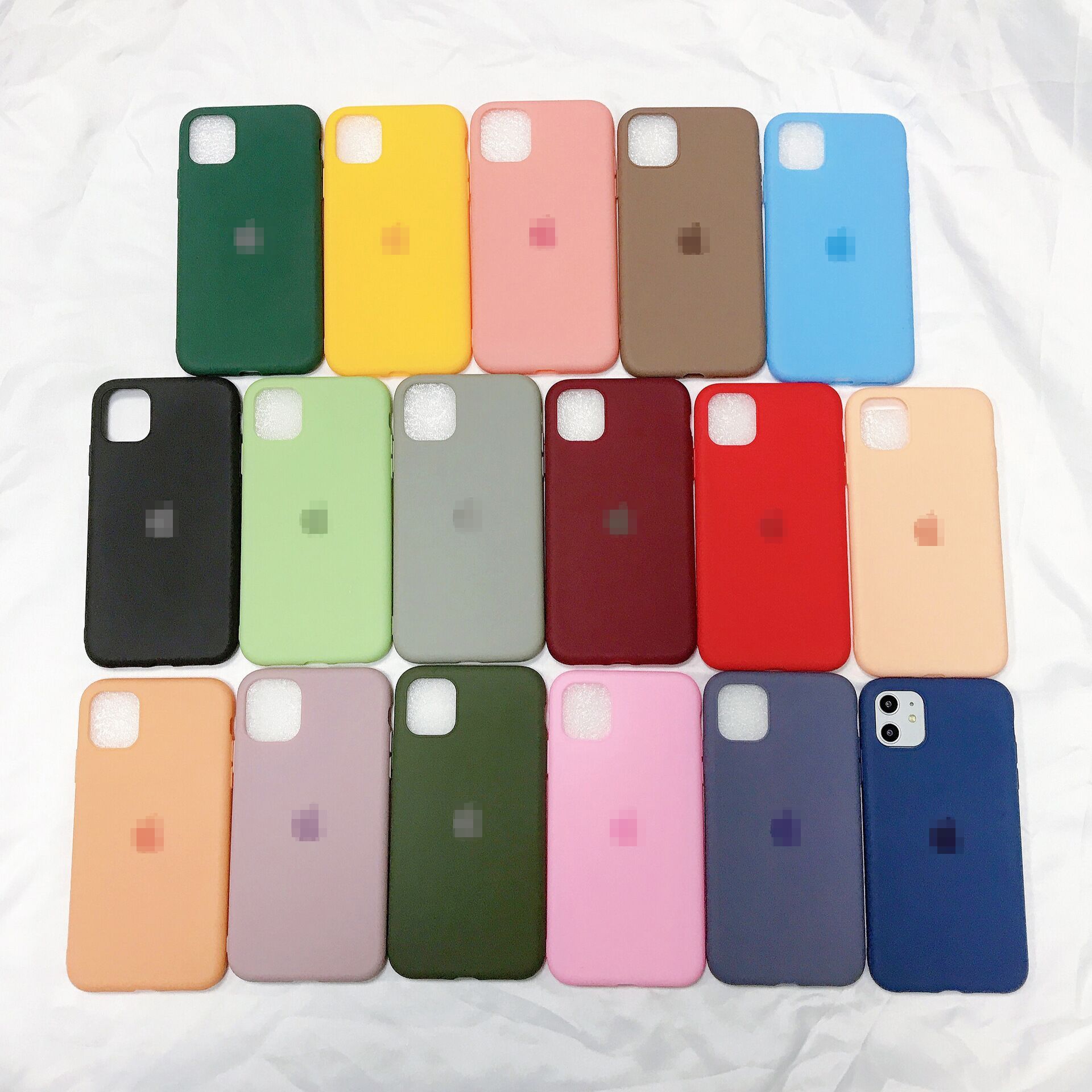 Tener logo Estuches de silicona líquidos originales para 11 Pro MAX XS MAX XR