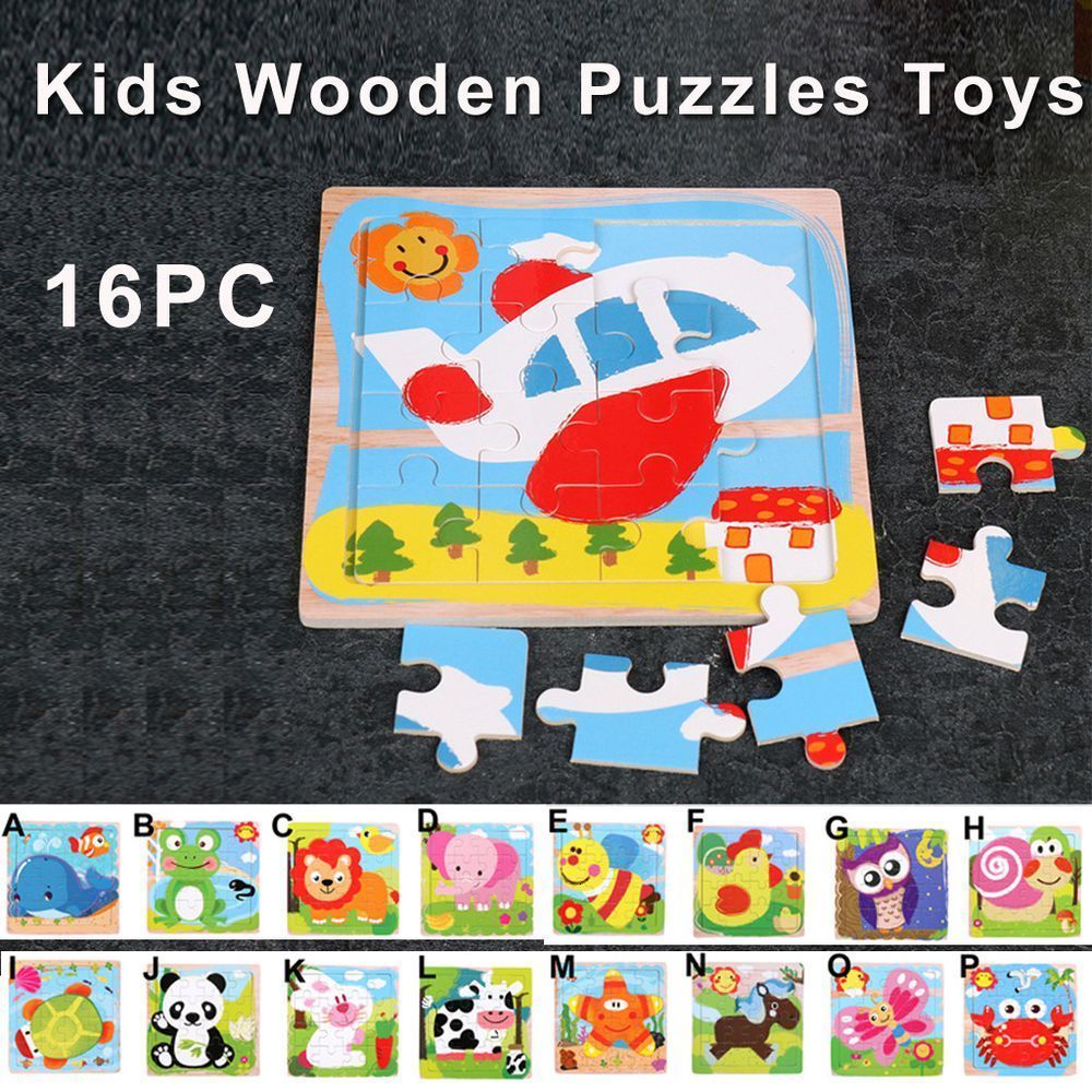 wooden & pegged puzzles
