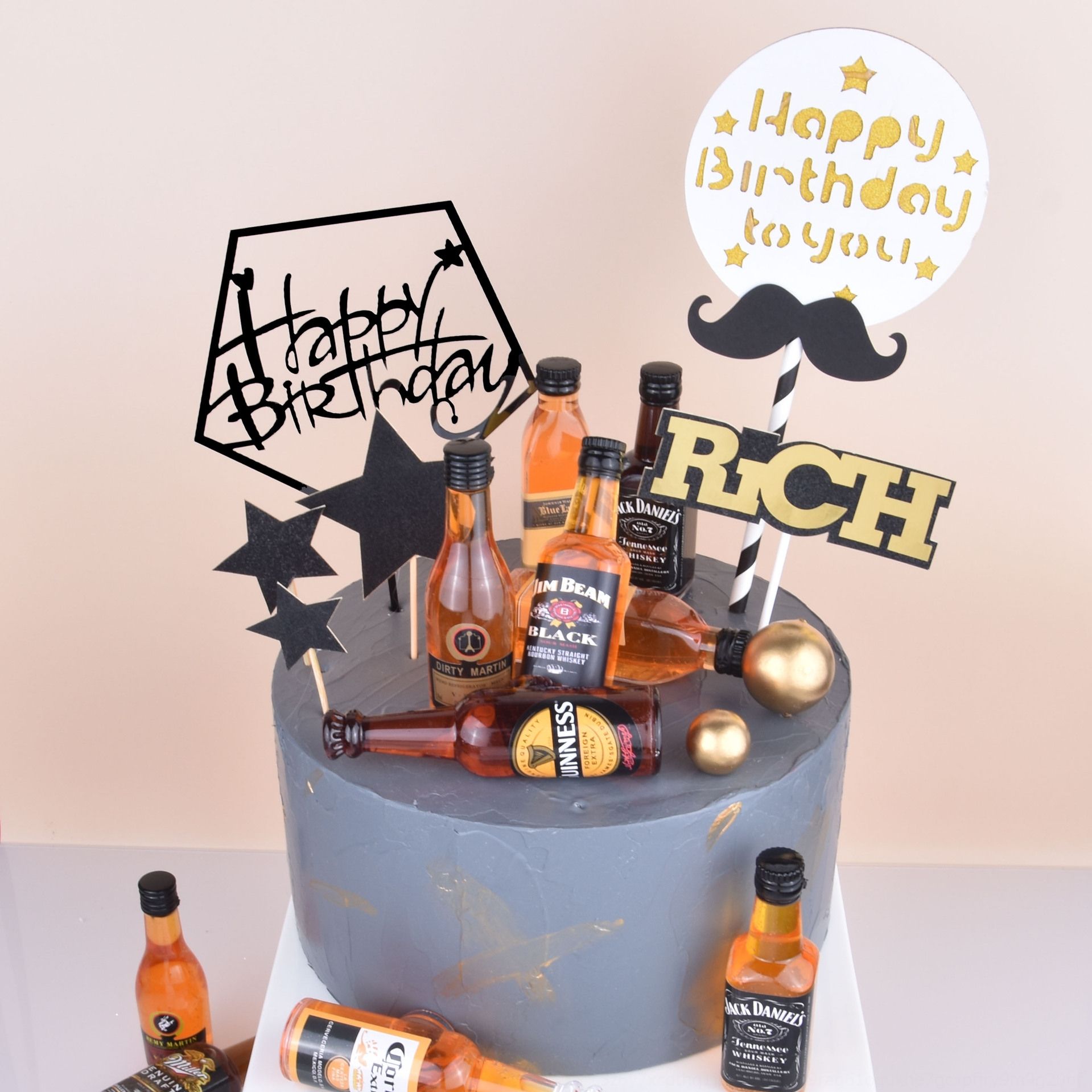 Acheter Pas Cher 5598a Decoratif Simulation Special Vin De Biere Gateau Bouteille Etrangere Petit Verre Bouteille Plug In Mini Whisky Vin De Biere Gateau Hommes Decoration Tnda Du 2 07 Fr Dhgate