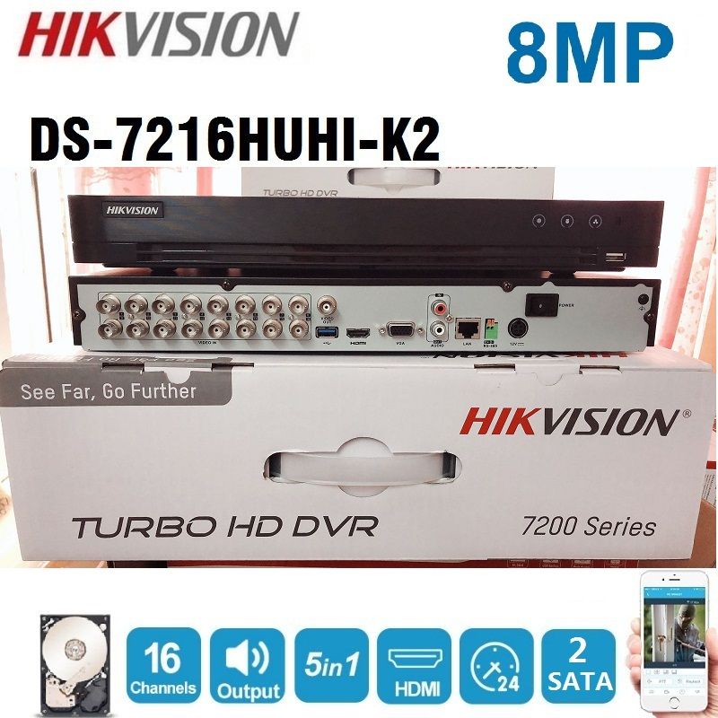Discount Systems Hikvision 16 Channel Dvr Ds 7216huhui K2 With 5mp Hybrid Tvi Cvi Ahd Cvbs Night Vision Camera Kit Top Cctv Systems Online Shop Dhgate Com