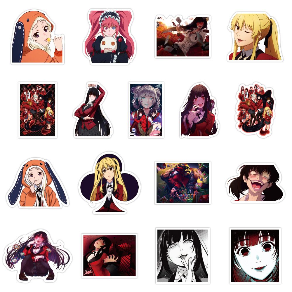 kakegurui anime waterproof stickers for laptop phone notebook car sticker from victoriaport 0 81 dhgate israel