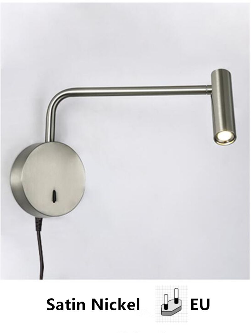 EU Plug Satin Nickel