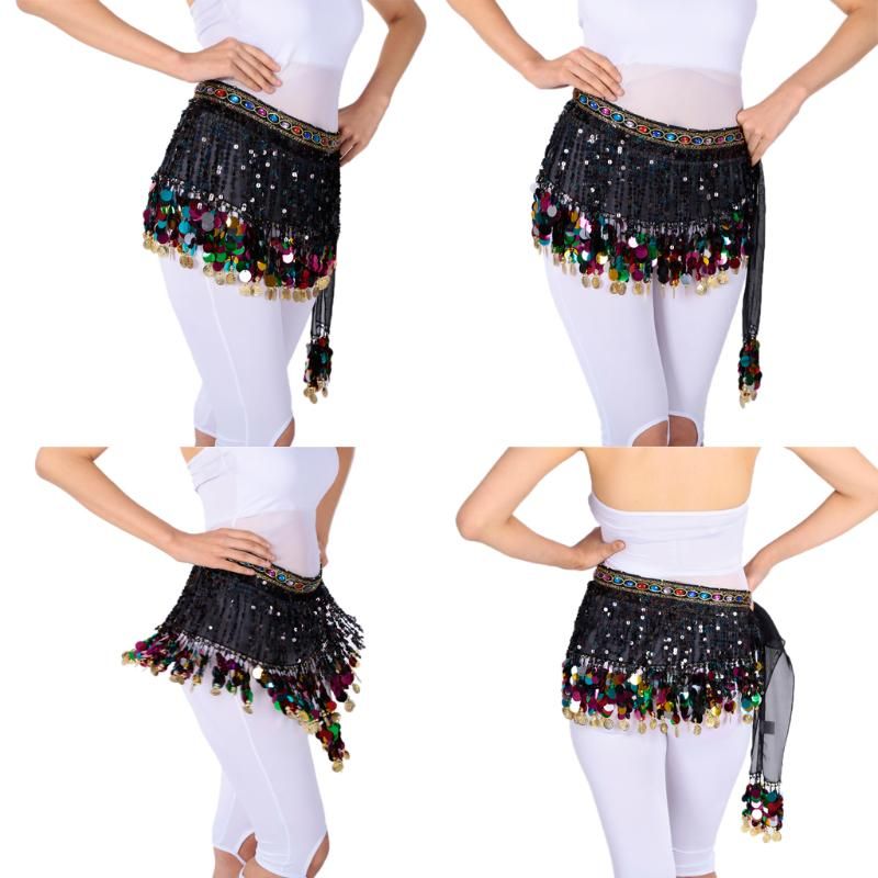Falda De Cadera Bufanda De Cintura Con Lentejuelas Forma De Falda De Cadera Bufanda De Cintura Con Lentejuelas Forma De