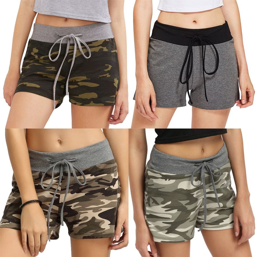 short cintura alta de malha