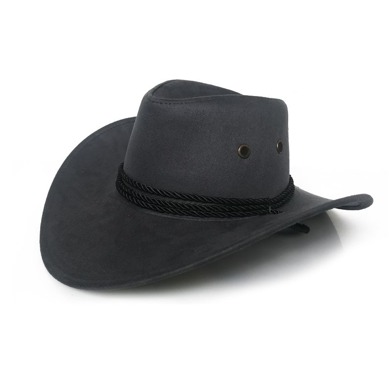 Cappello da cowboy grigio