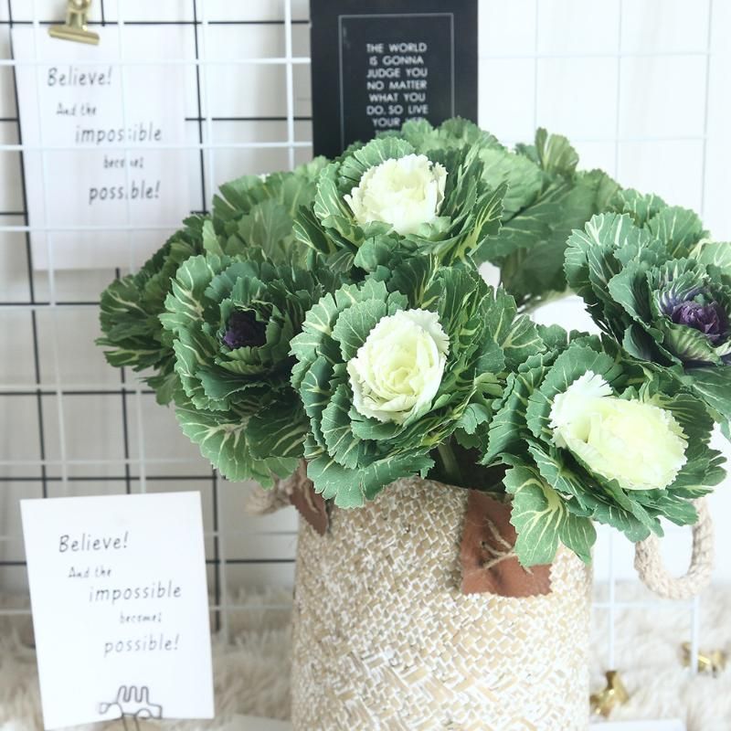 2020 Artificial Cabbage Flower For Home Decoration Kitchen Decoration