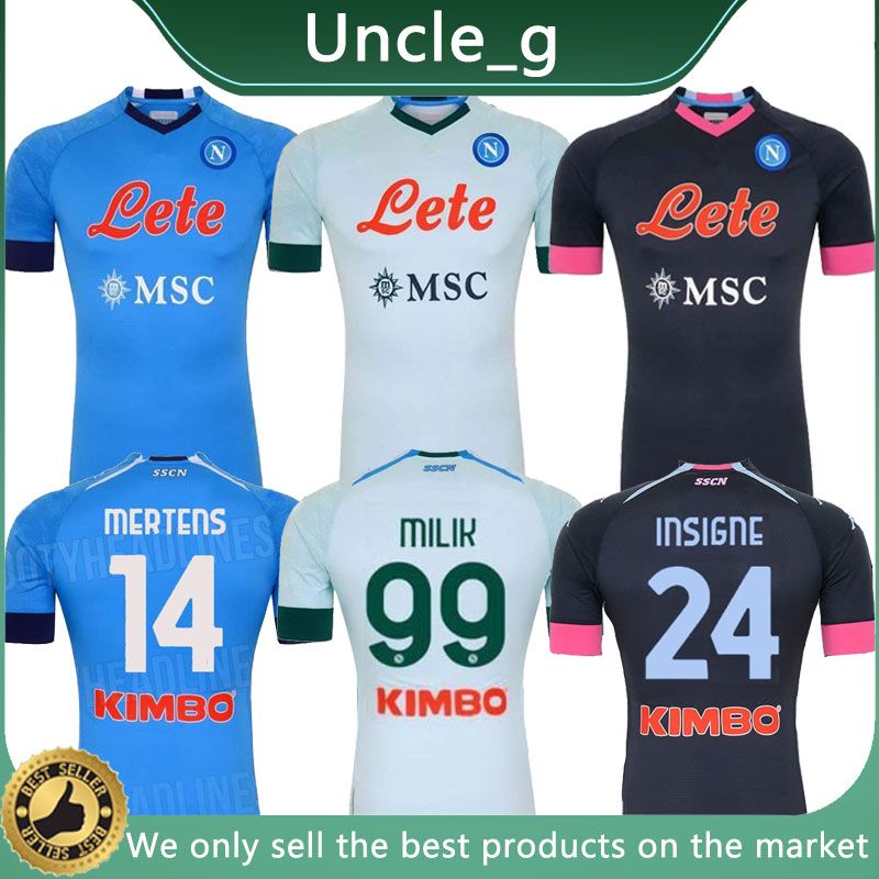 20 21 Napoli Soccer Jerseys Home Away Third KOULIBALY ...