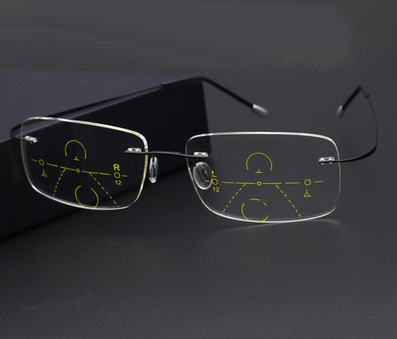 Intelligente Multifocale Progressiva Fotocromatiche Occhiali Da Lettura Vicino  E Da Lontano Rimless Multifunzione Occhiali Bifocali Eyewear Da 88,21 € |  DHgate Italy