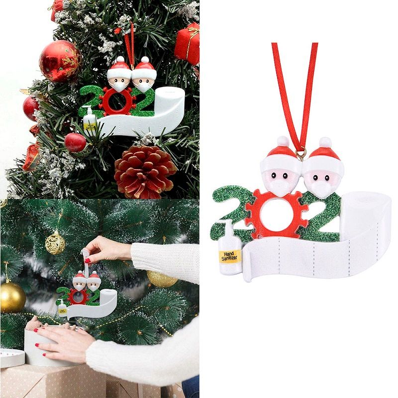 2020 New Year Santa Claus With Masks Image Decoration For Christmas Trees Resin Baubles Ornaments With Hand Sanitizers Quarantine Souvenirs Christmas Decoration For Sale Christmas Decoration Home From Royalhc 1 07 Dhgate Com