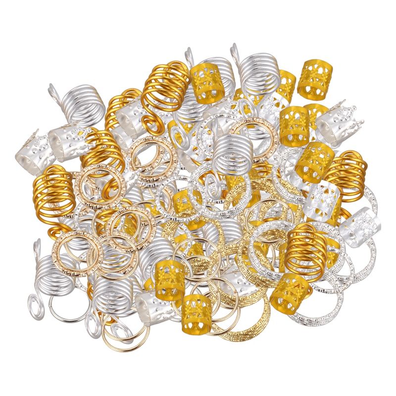 Hair Clips & Barrettes 160PCS Metal African Rings Tubes Cuffs Charms Braid Jewelry Dreadlock Decorations Dread Beads Accessories Hair Clips & Barrettes 160PCS Metal African Rings Tubes Cuffs Charms Braid Jewelry Dreadlock Decorations Dread Beads Accessories