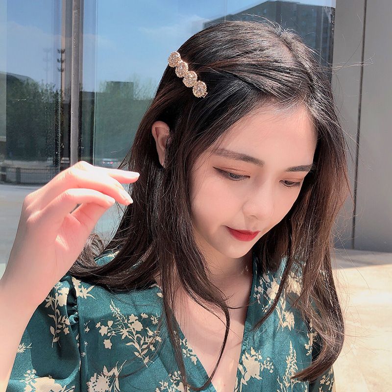 Korean-Style Lingya Hair Clip Korean-Style Internet Red Girls Side Clip Bangs Hair Accessories Crystal Long Clip Head Hair Headdre Korean-Style Lingya Hair Clip Korean-Style Internet Red Girls Side Clip Bangs Hair Accessories Crystal Long Clip Head Hair Headdre