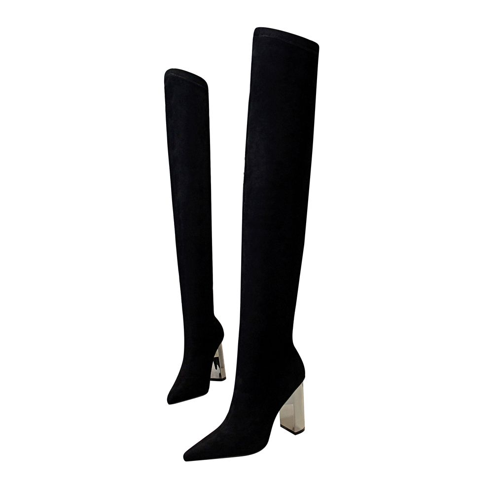 Botas Largas Tacon Cuadrado Flash Sales, UP TO 57% OFF | lavalldelord.com