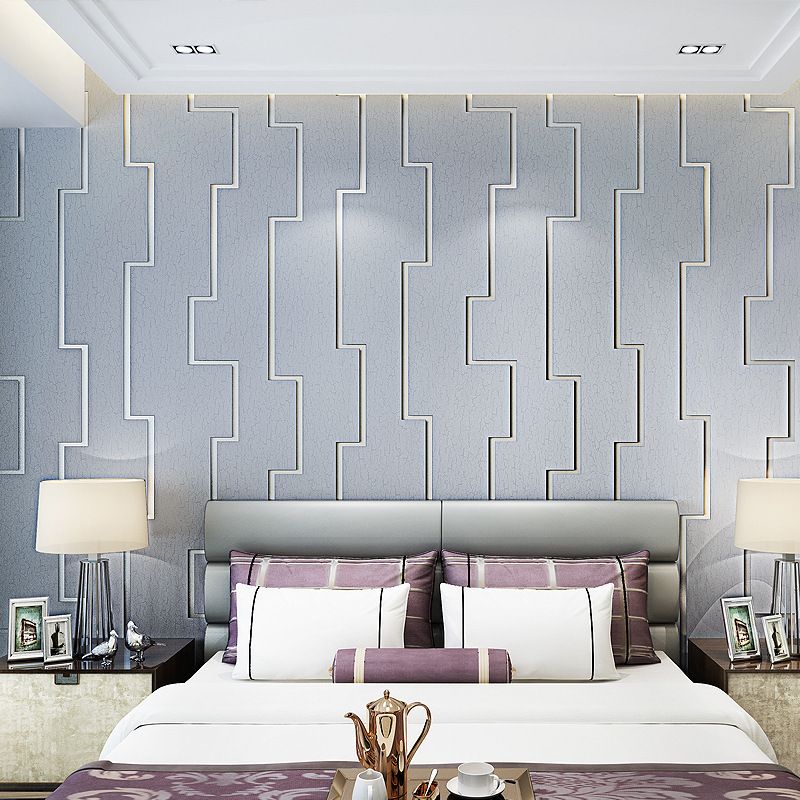 Wallpapers Modern Velvet Wallpaper Simple Bedroom Living Room Stripe Background 3d High Grade Roll W114 From Cusas 16 22 Dhgate Com