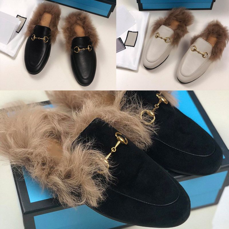 princetown embroidered leather slipper