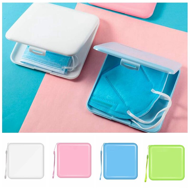 2021 Portable Mask Storage Box Face Mask Moisture Dust Proof Container