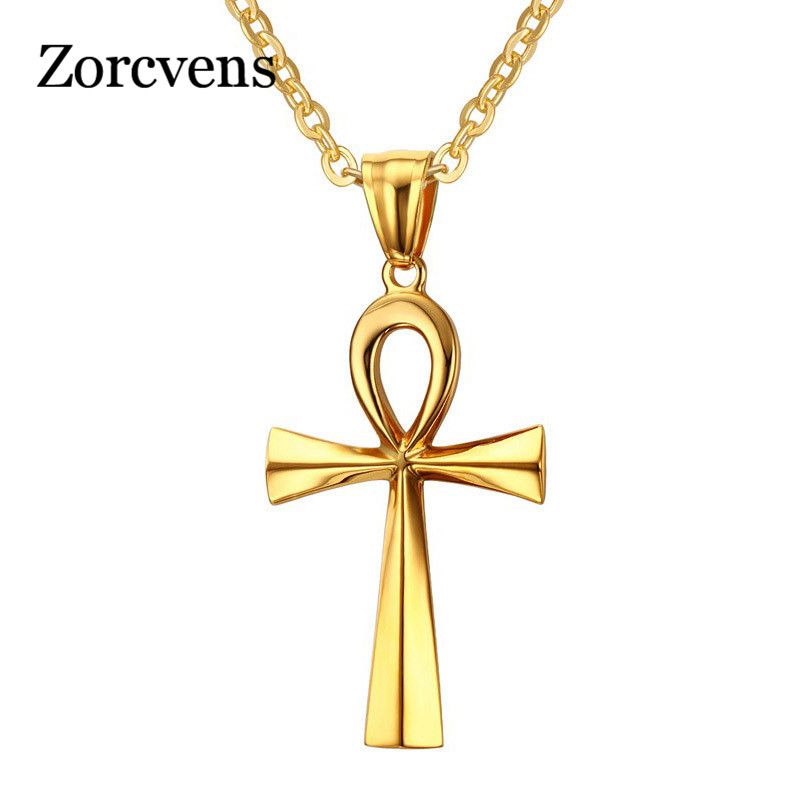ankh jewelry gold