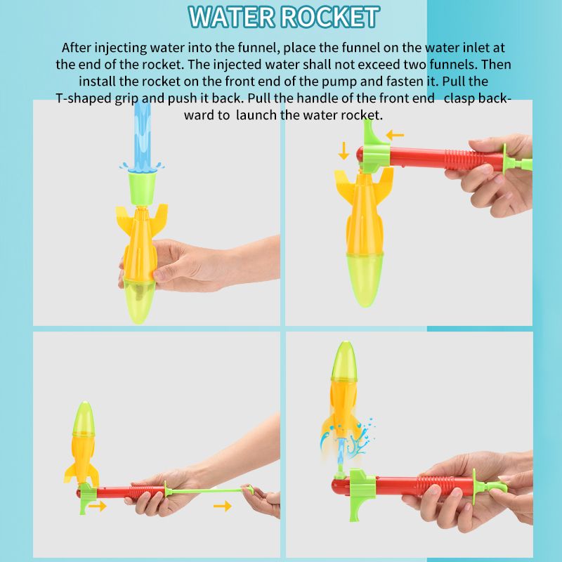 water pressure rocket toy
