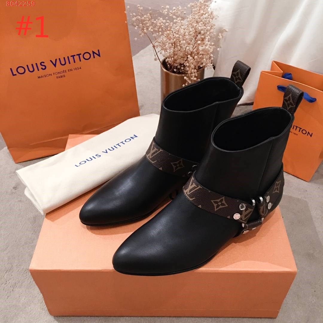 Louis Vuitton Rhapsody Ankle Boot in Black