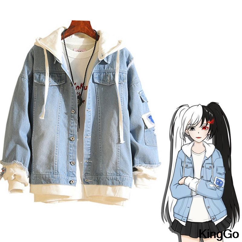 anime denim jacket