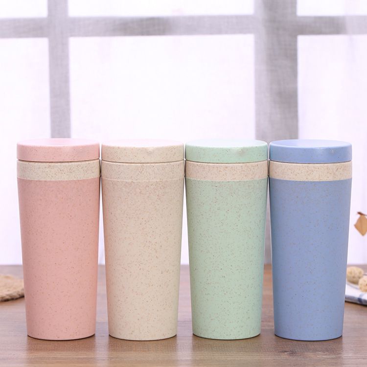 Best Newest High Quality 300ml 10oz Wheat Straw Eco Coffee Cup Mug