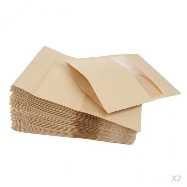 kraft resealable bolsas