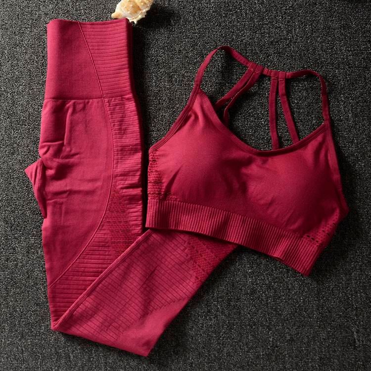 Wholesale Best Quality Gender Gym Set Workout Clothes For Women Sports Bra And Leggings Set