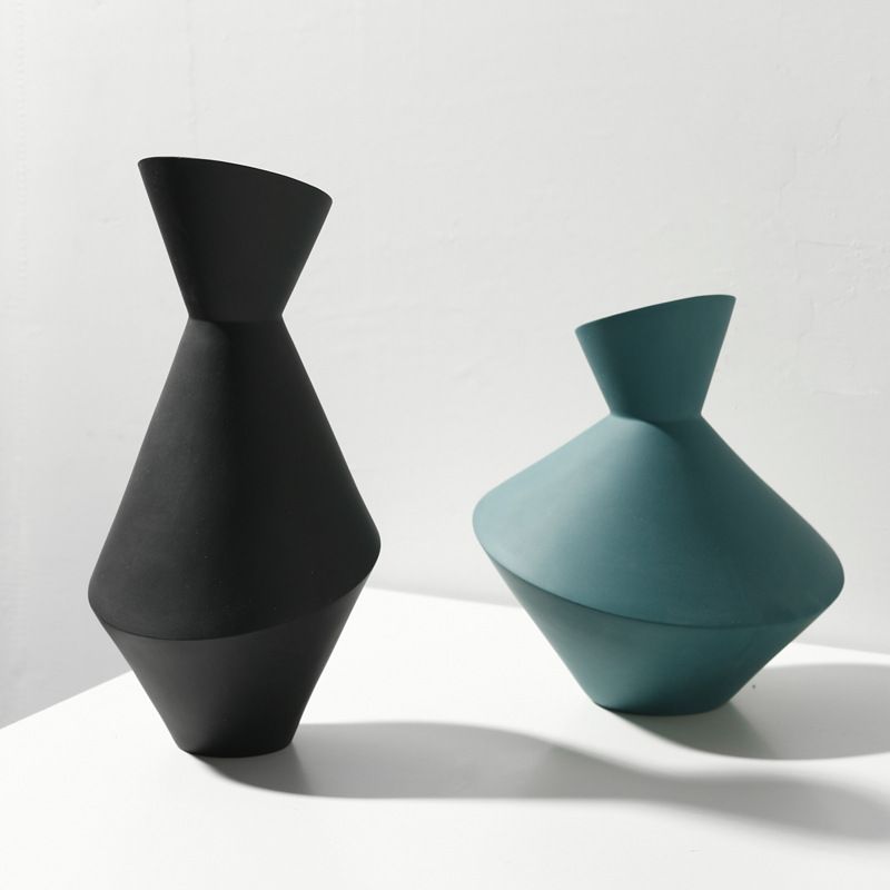 Decorazione della Casa Huaxingda Vaso Moderno Nordico in Plastica Semplice Vaso di Fiori in Ceramica
