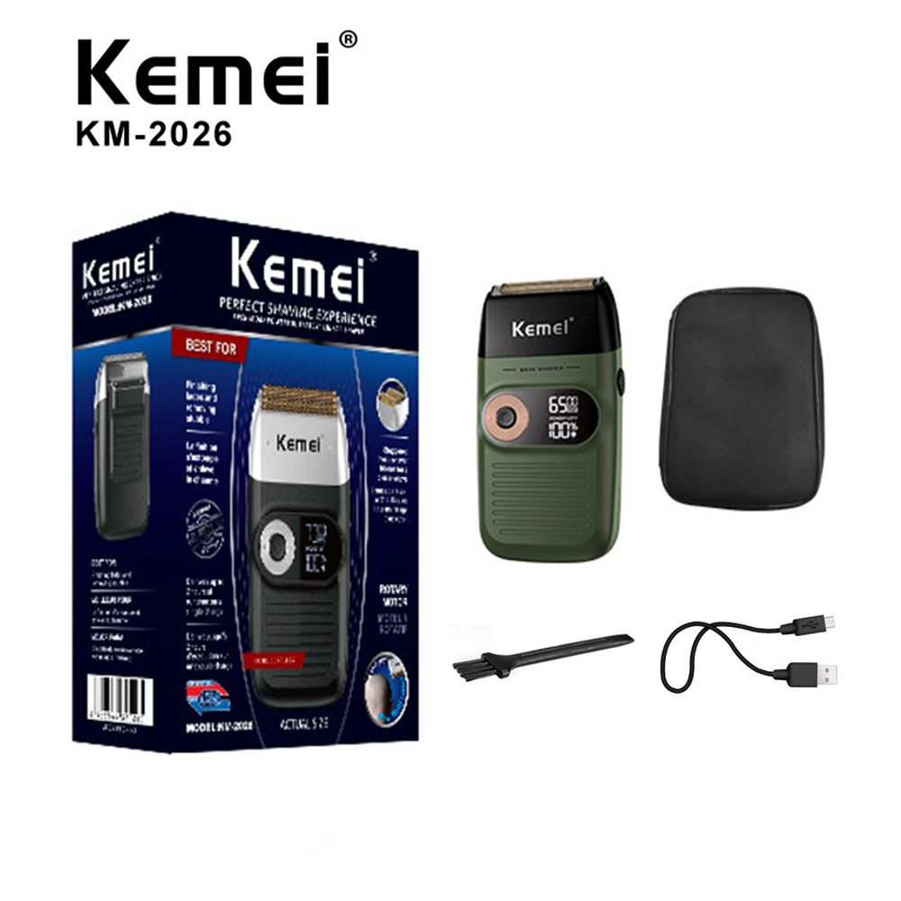 Kemei KM 2026 Electric Shaver For Men Twin Blade Waterproof
