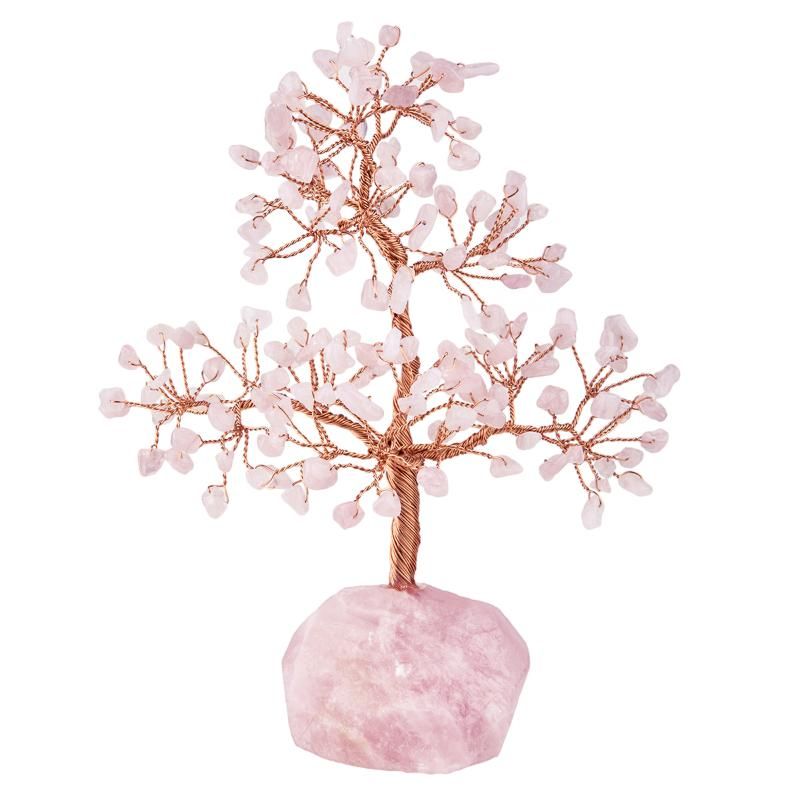 Arbre de quartz rose