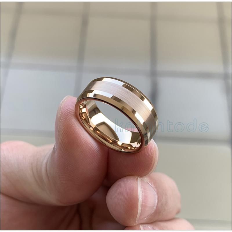 8mm Rose Gold Yüzük