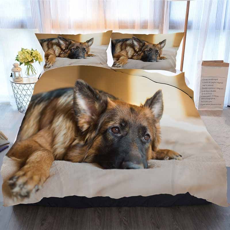 german shepherd bed sheets