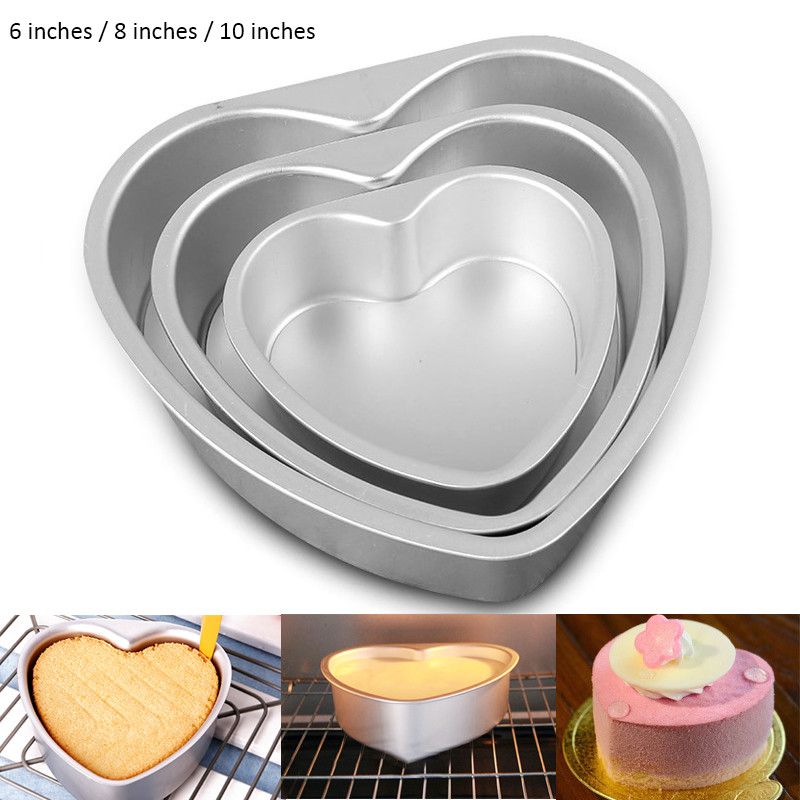 Acheter Gateau Antiadhesif Chocolat En Alliage De Forme De Coeur En Aluminium Amour Moules Moules A Patisserie Pour Cuisson Gateau Bricolage Plateau A Pain Plat De 4 37 Du Pcharon Fr Dhgate Com
