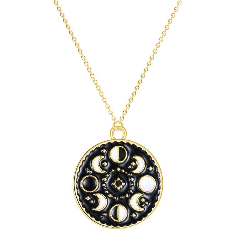 boho moon necklace