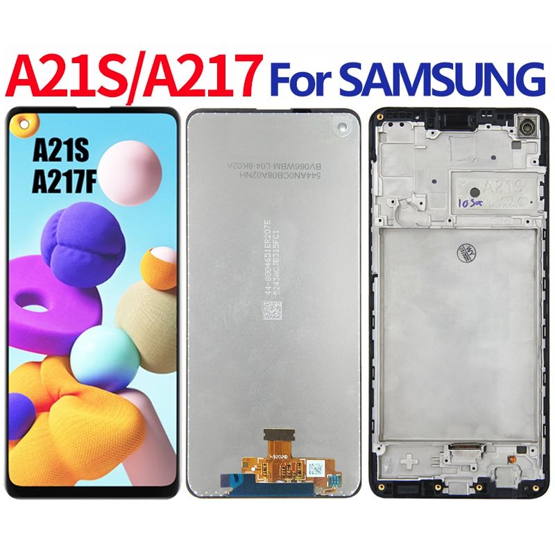 Conjunto de pantalla LCD de reemplazo para Samsung Galaxy A21s Reino Unido