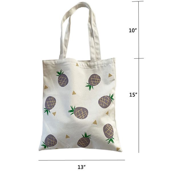 canvas beach bag with zip