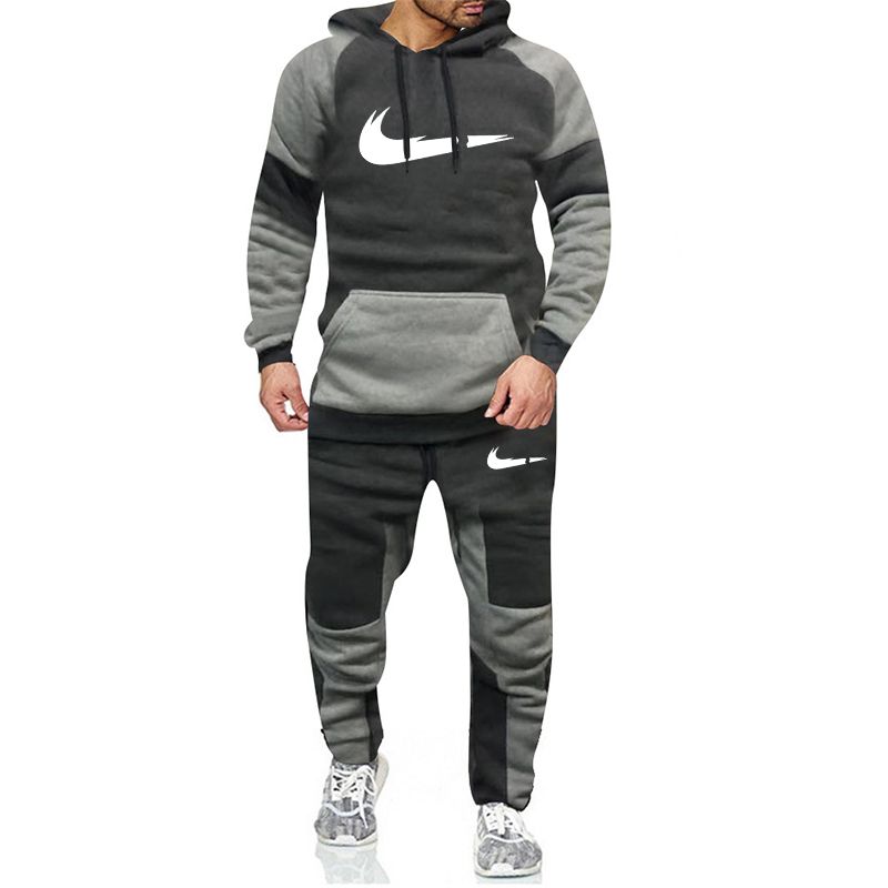 Acquistare Nuova 2020 Di Marca Tuta Moda Uomo Abbigliamento Sportivo Due  Pezzi Di Impostare Tutto Il Cotone Vello Spessi Felpa Con Cappuccio +  Pantaloni Sportivi Suit Maschio Economico | Consegna Veloce E