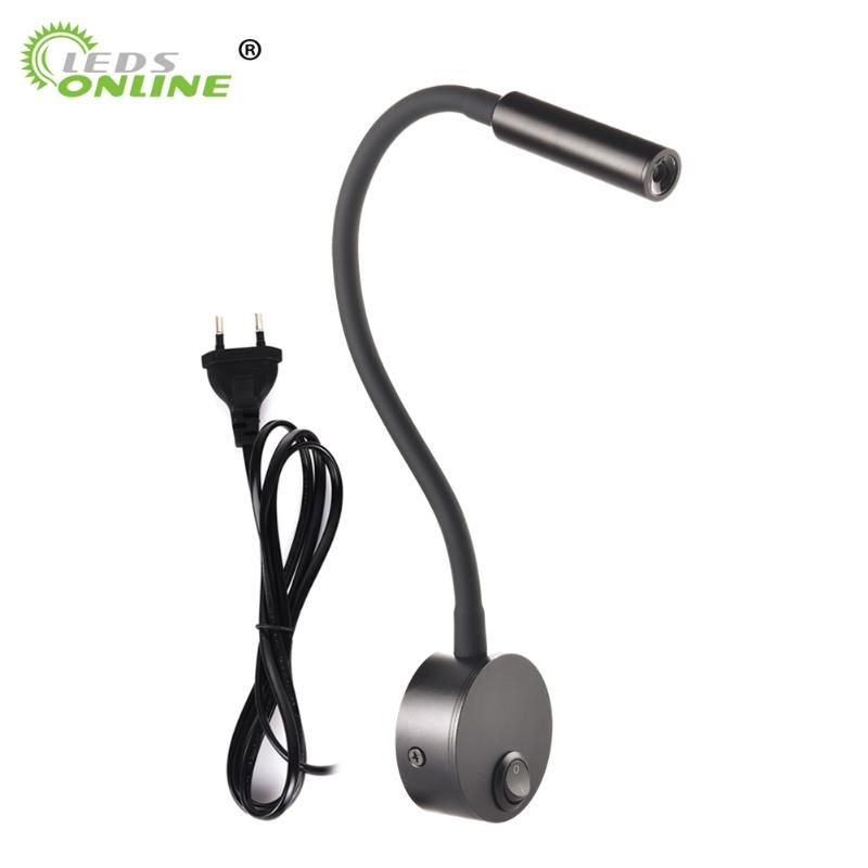 3W//9W LED Wall sconce Lamp Fixture Portable Table Light Switch Plug Jewelry Shop