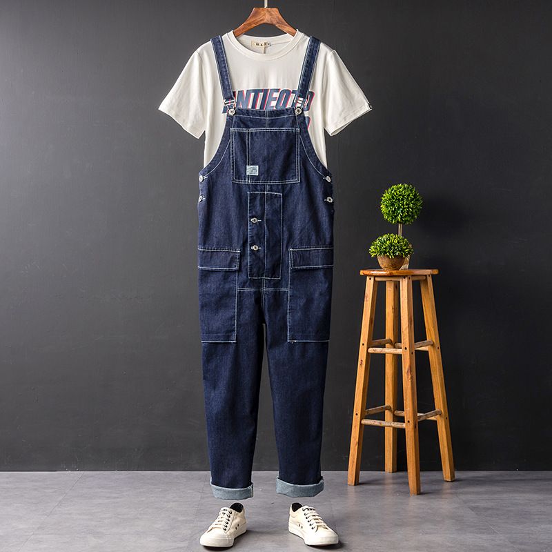Acquistare Jeans Da Uomo Jeans Tuta Tuta Tuta Uomo Donne Fashion Hip Hop  Straight One Piece Gomentali Gomentali Pagliaccetti Abbigliamento Economico  | Consegna Veloce E Qualità | It.Dhgate