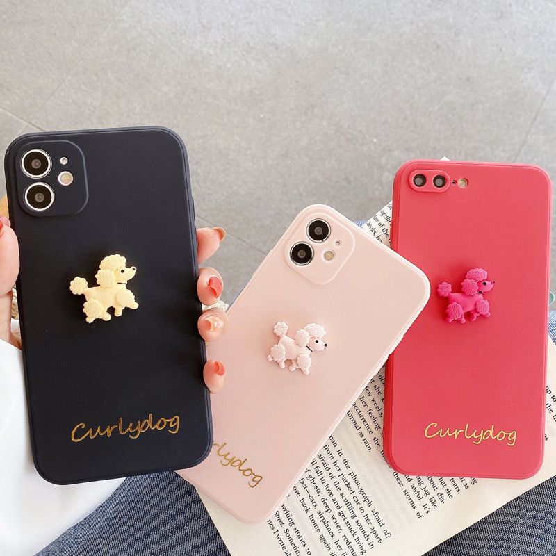 3d Dog Solid Cute Cartoon Phone Case For Iphone 11 Pro Max Se X Xr Xs Max 7 8 Plus Soft Silicone Back Cover Coque From gzwngb95 1 71 Dhgate Com