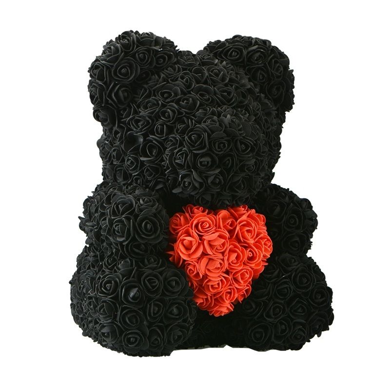 40cm Black with Red