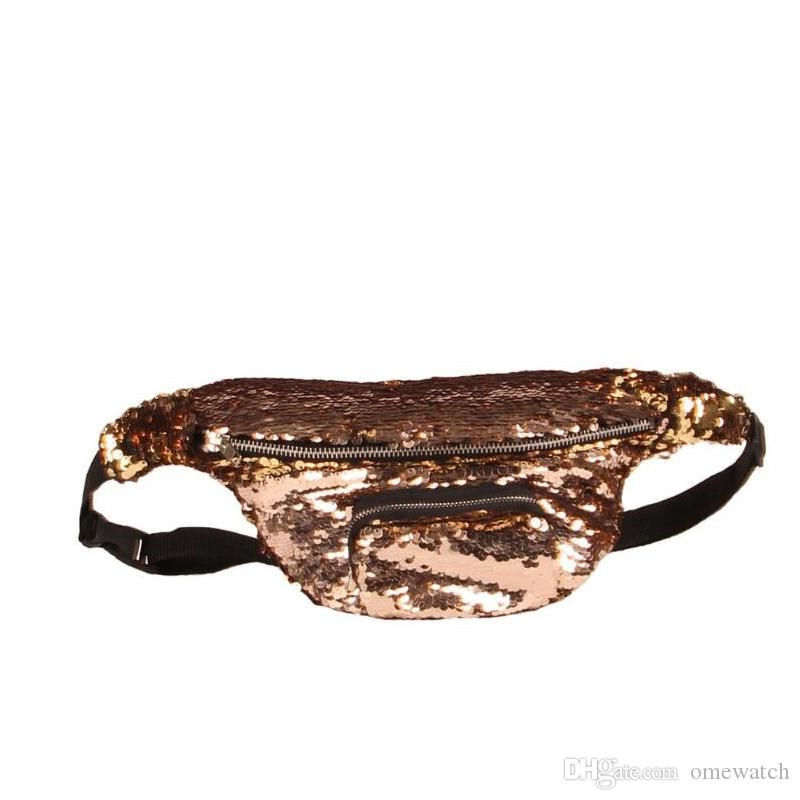 glitter waist bag