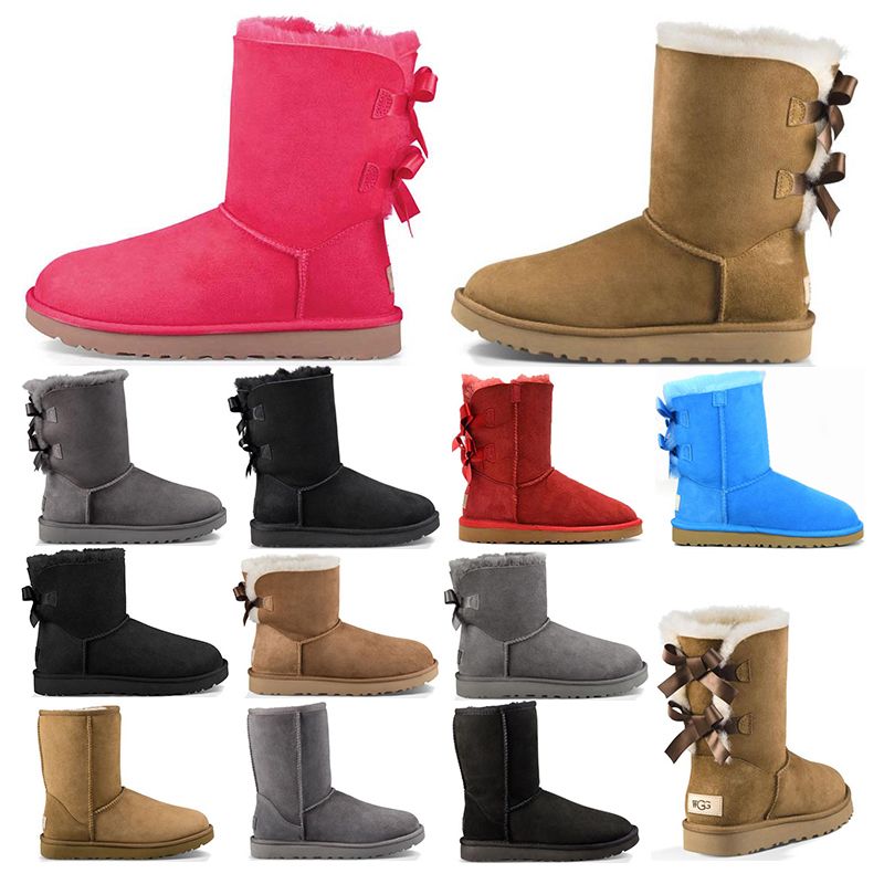 ankle snow boots with fur