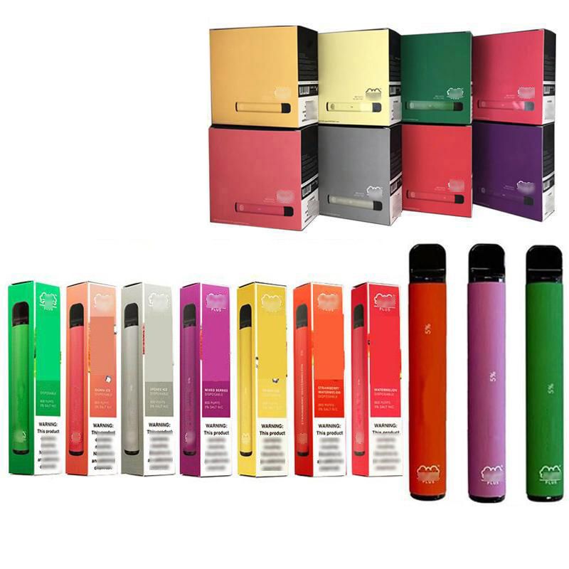 PUFF Bars Plus Disposable Vape 800+Puff Cartridge 550mAh Battery 3.2mL ...