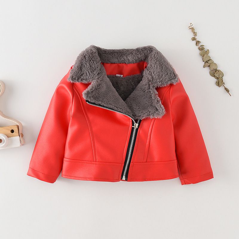 newborn baby leather jacket
