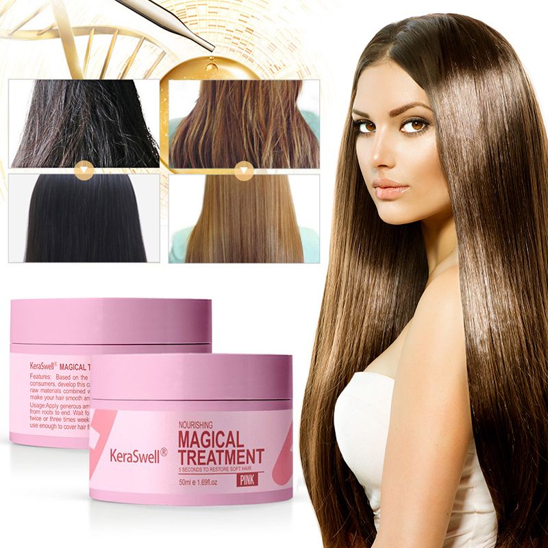 Keraswell Magic Keratin Hair Treatment Mask 5 seconds to repair damaged hair  roots, moisturize hair and scalp care