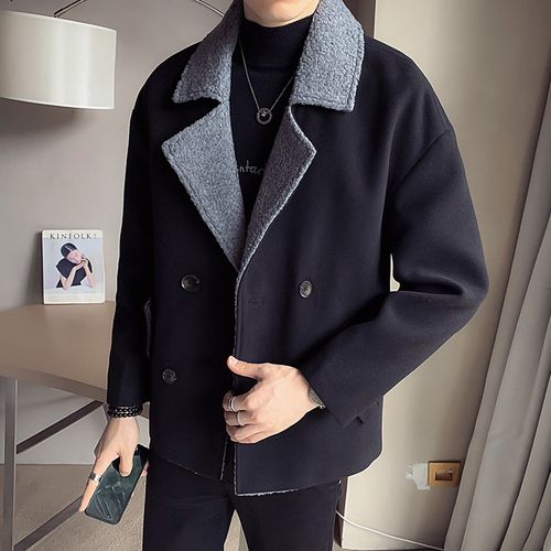 Legible Winter Wool Jacket Men High 