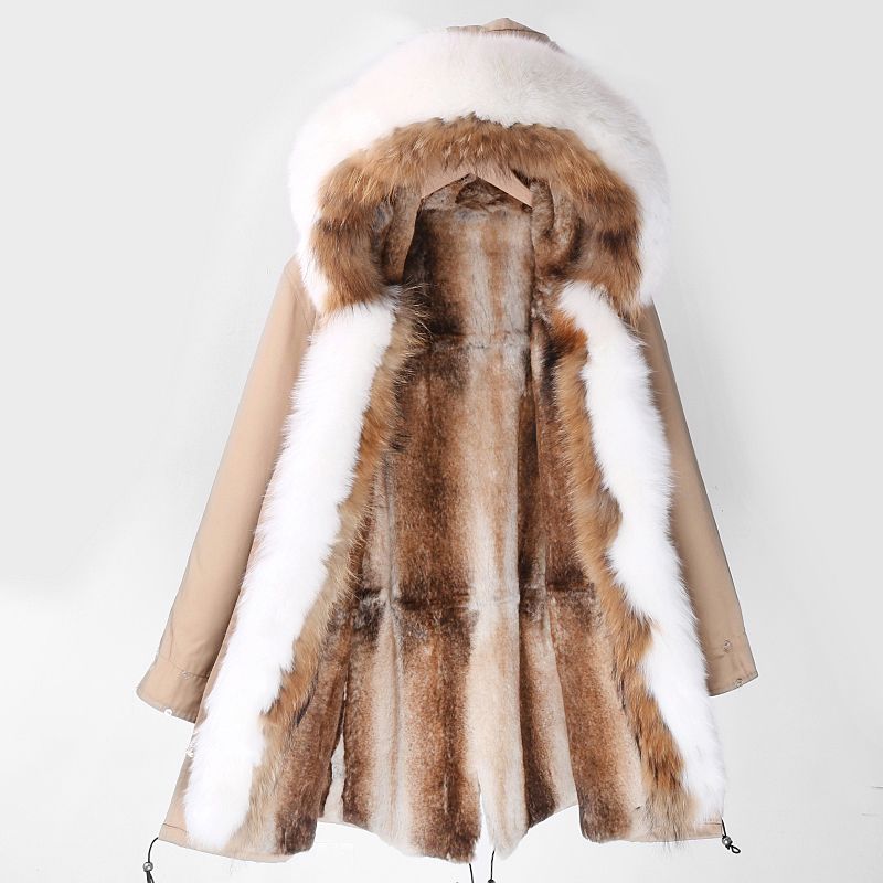 plus size fur lined coat