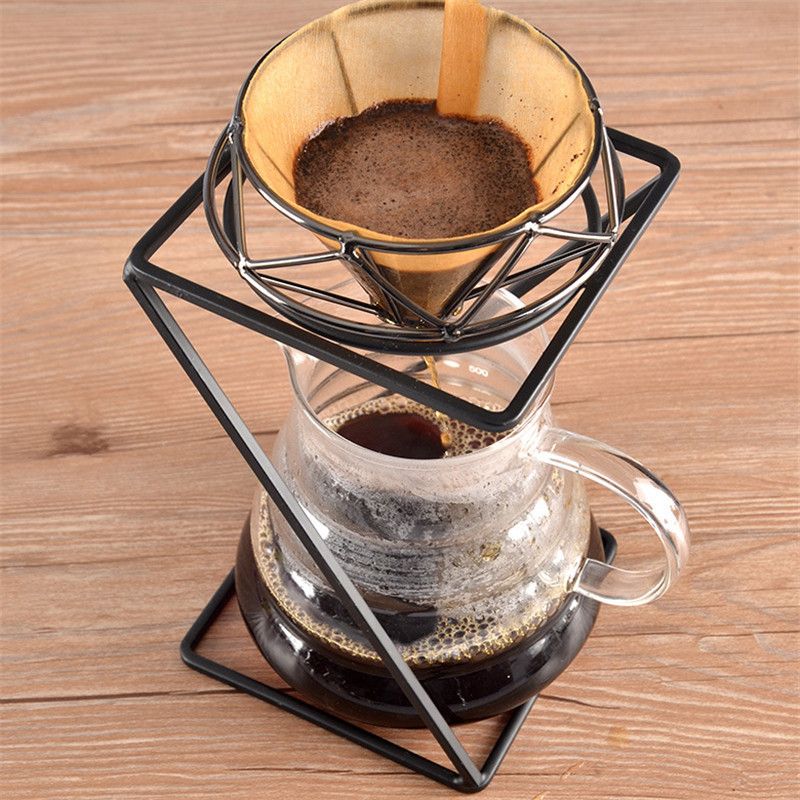 Compra Manual Vogvigo Verter Filtro Sobre La Taza De Café Por Goteo Soporte  De La Hoja De Té Carros Para Lavado A Mano De Filtro Del Sostenedor Del Café  Taza De Café