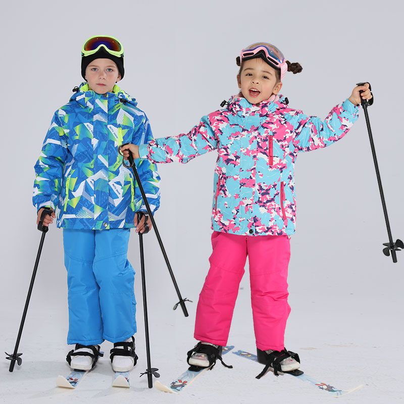 Chaquetas de esquí niños traje para niños marcas de niños a prueba de agua,